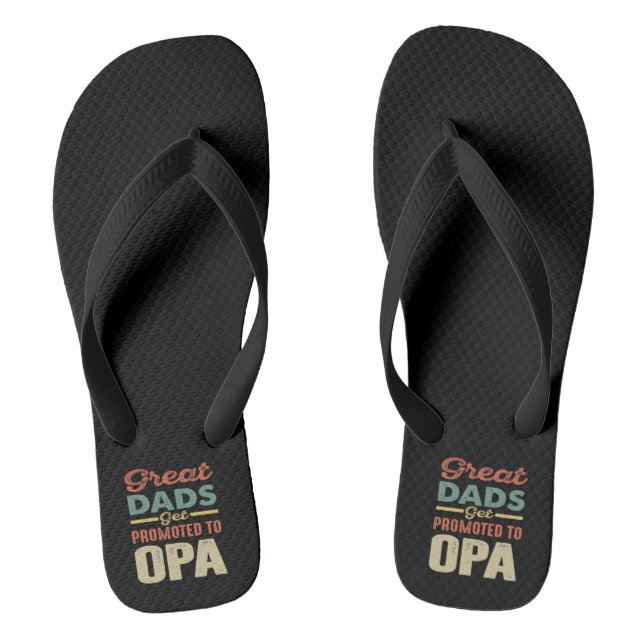 Tongs Super Papas sont promus en Opa Cadeau pour hommes (Semelle)
