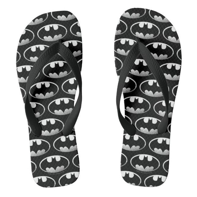 Tongs Symbole Batman | Logo Grainy (Semelle)