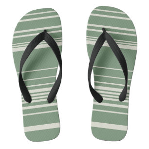 Tongs Tailles complexes en vert