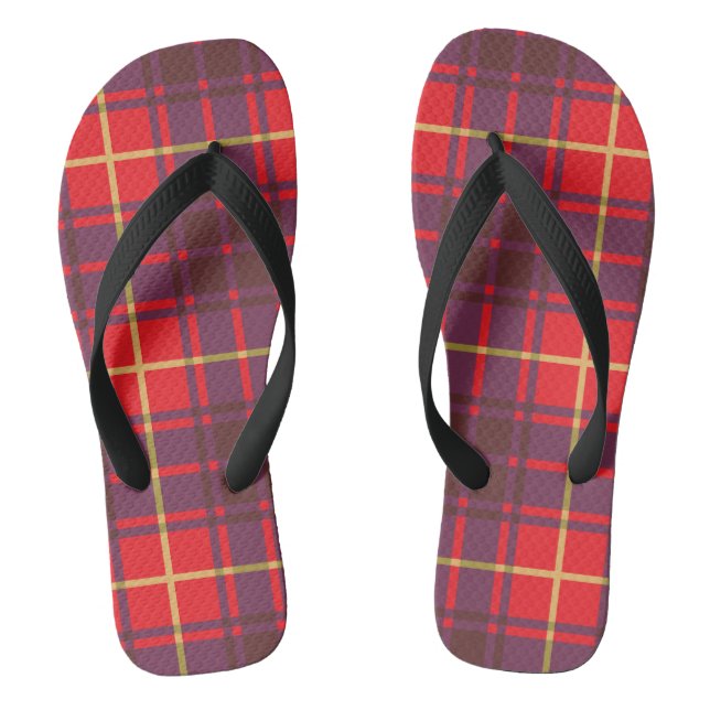 Tongs Tartan à carreaux (Semelle)
