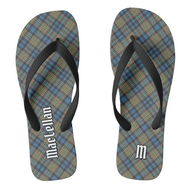 Tongs Tartan ancien du clan MacLellan (Semelle)