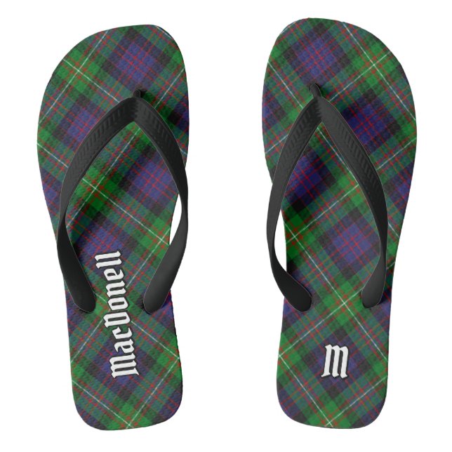 Tongs Tartan du clan MacDonell de Glengarry (Semelle)