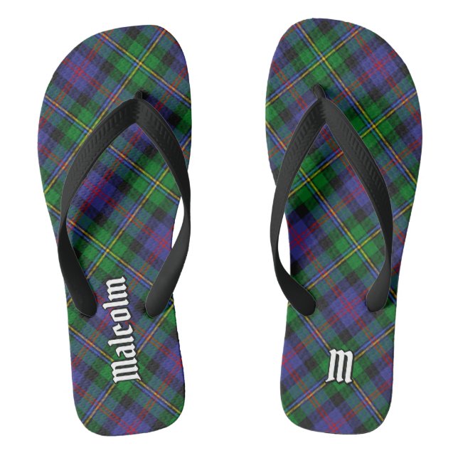 Tongs Tartan du clan Malcolm (Semelle)