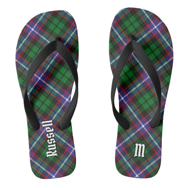Tongs Tartan du clan Russell (Semelle)