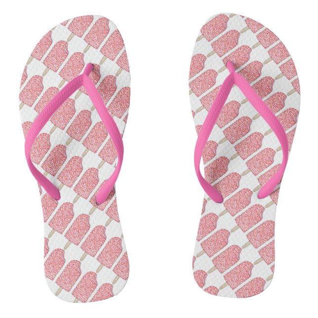Tongs Tarte aux fraises Crème glacée Popsicle Flip Flops (Semelle)