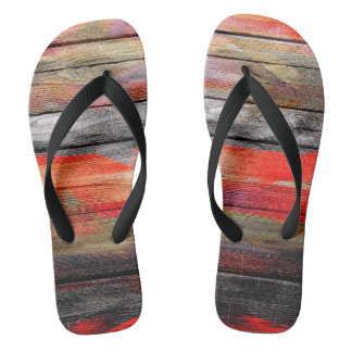 Tongs Teintes Peintes Bois Aspect #6