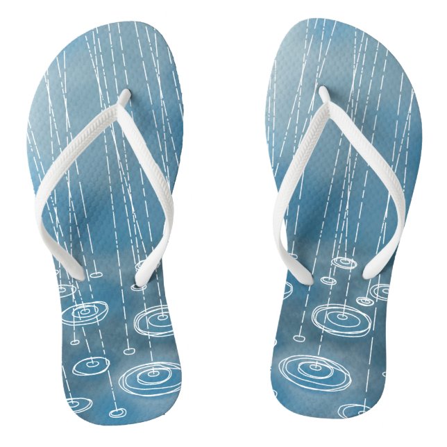Tongs Tempête de pluie bleue (Semelle)