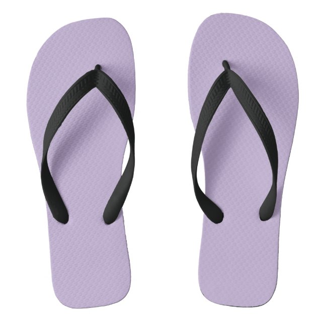 Tongs Tendance Couleur Douce Violet Flip Flops (Semelle)