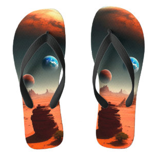 Tongs Terre C'Est Mars Appelant, Flip Flops