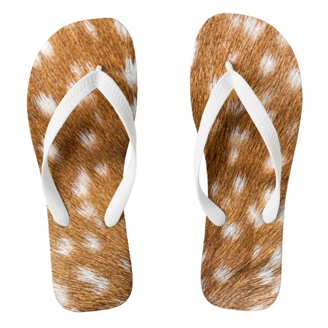 Tongs Texture de la fourrure de cerf tacheté (Semelle)