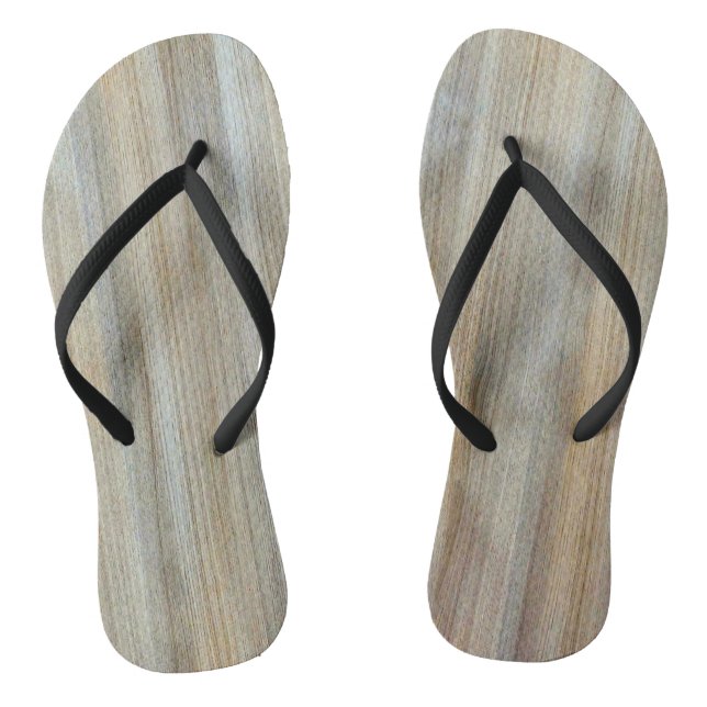 Tongs Texture du grain de bois (Semelle)