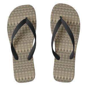 Tongs Tiki Hut Été Brown Sandales Tan Flip Flops