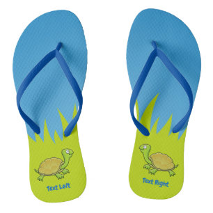 Tongs Tortue caricaturale
