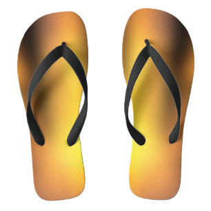 Tongs Tournes crées colorées du lever du soleil