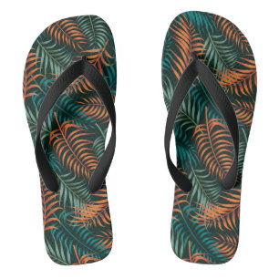 Tongs Tournes d'impression tropicales