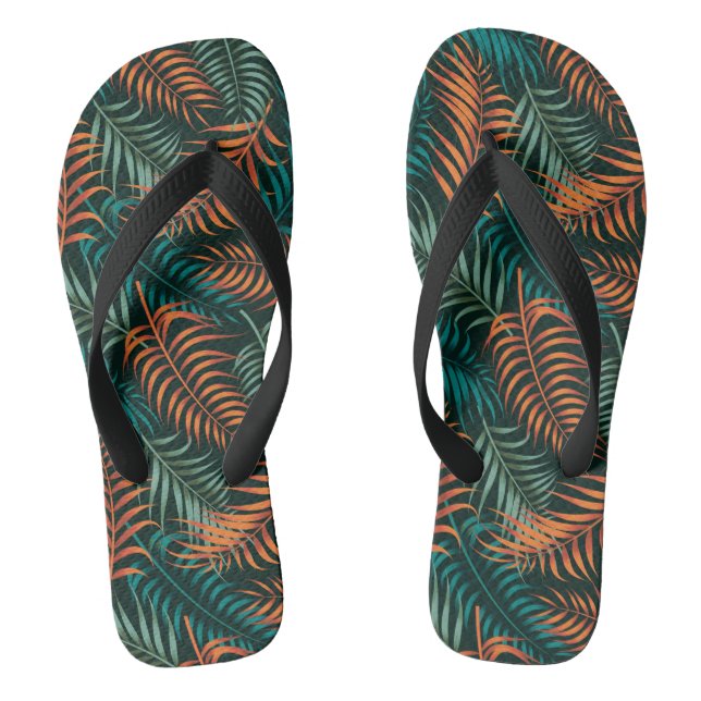 Tongs Tournes d'impression tropicales (Semelle)
