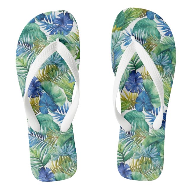 Tongs Tournes d'impression tropicales (Semelle)