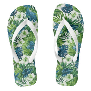 Tongs Tournes d'impression tropicales