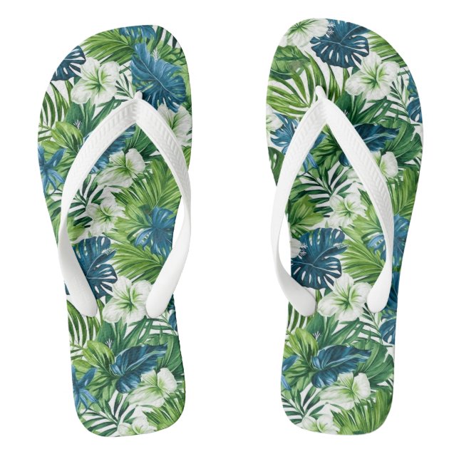 Tongs Tournes d'impression tropicales (Semelle)