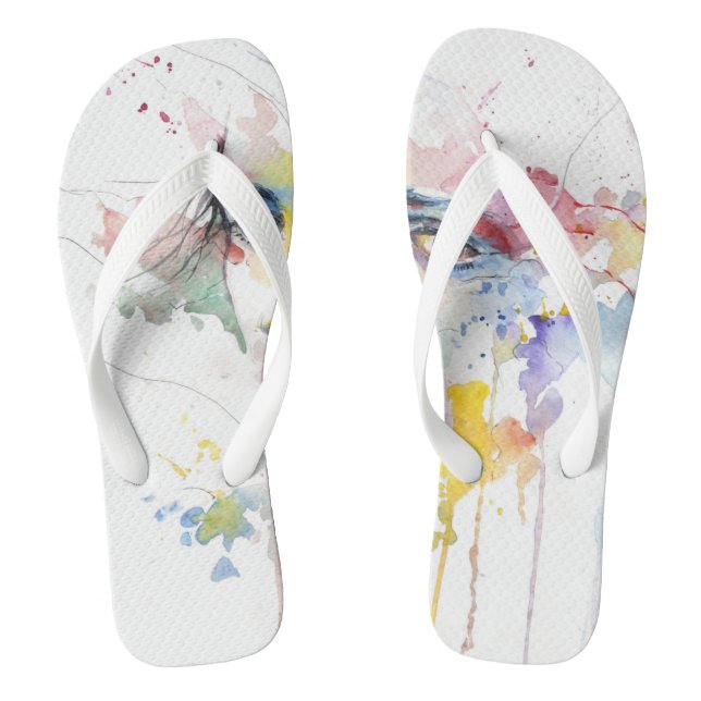 Tongs Tournes pour adultes, larges bretelles (Semelle)