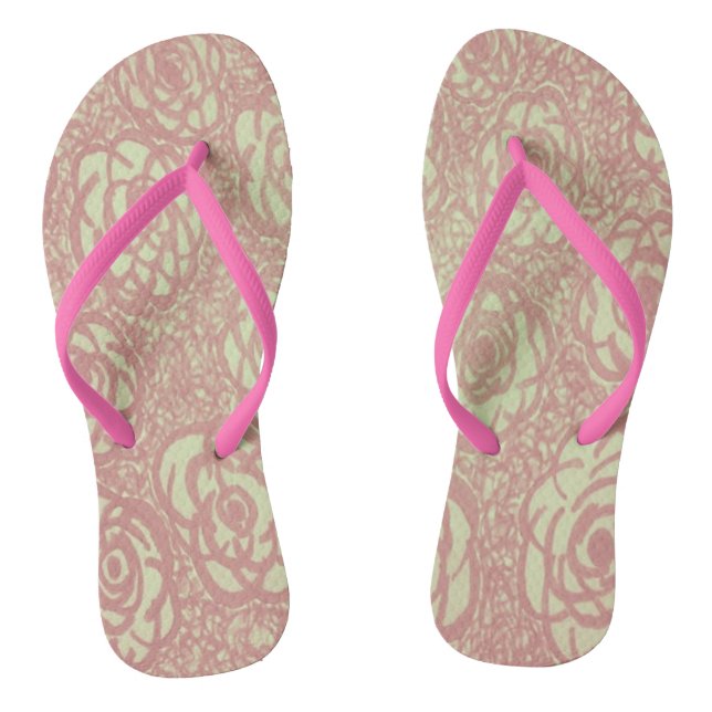 Tongs Tournes roses (Semelle)