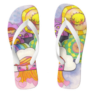 Tongs Tournesol d'art Kosharek