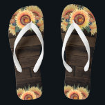 Tongs Tournesol rustique de pot de maçon de pays en bois<br><div class="desc">Bascules électroniques rustiques de tournesol de pot de maçon de pays en bois de grange - décorées d'un arrière - plan en bois et des tournesols de grange rustique. Utilisation pour les cadeaux nuptiales de douche,  les cadeaux de Noël et plus.</div>