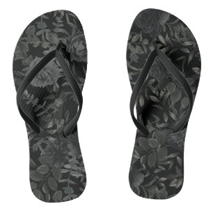 Tongs Tournons Mariages gothiques Roses blancs et noirs