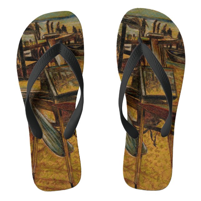 Tongs Tous les grands tableaux commencent par un coup de (Semelle)