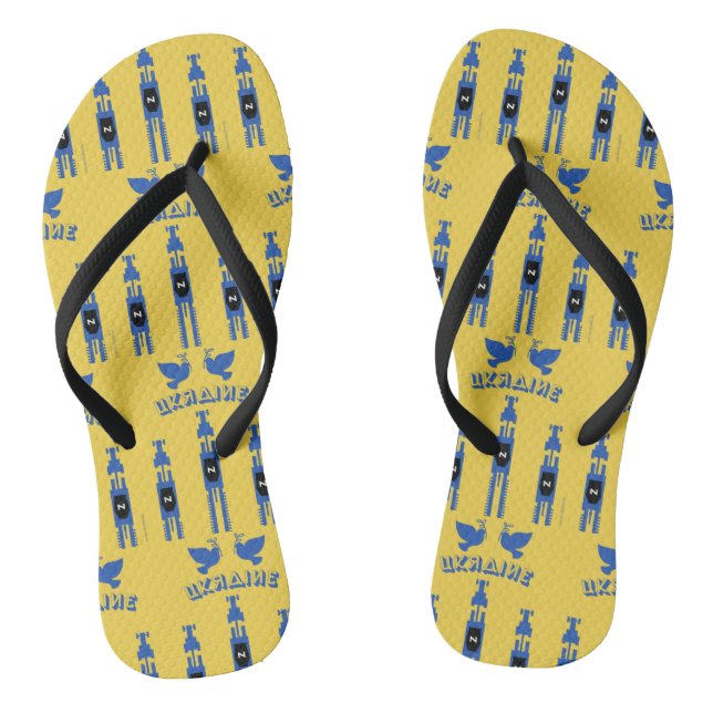 Tongs Tracteurs et chars ukrainiens    (Semelle)