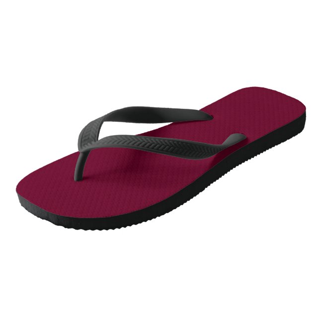 Tongs Trend Color Dark Burgundy Flip Flops (Incliné)