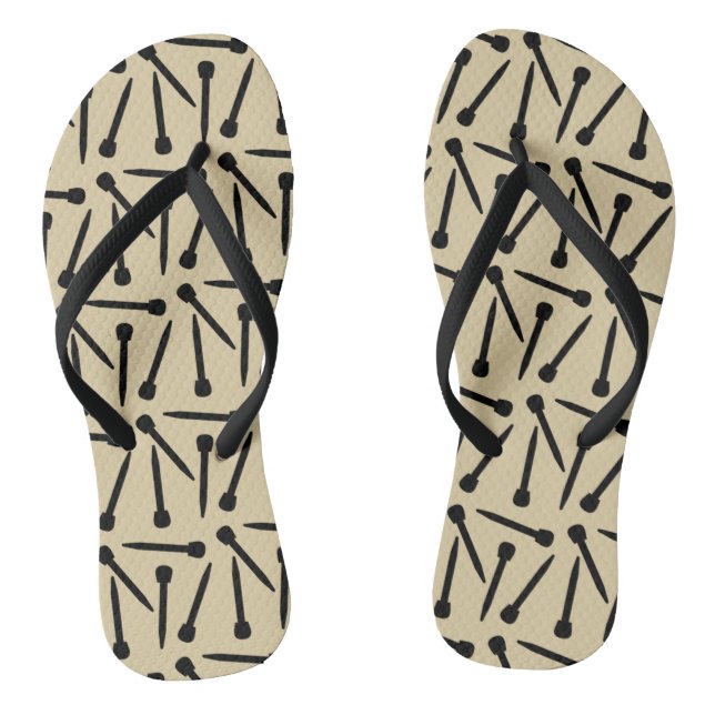 Tongs Tricot Aiguilles Fils + Artisanat (Semelle)