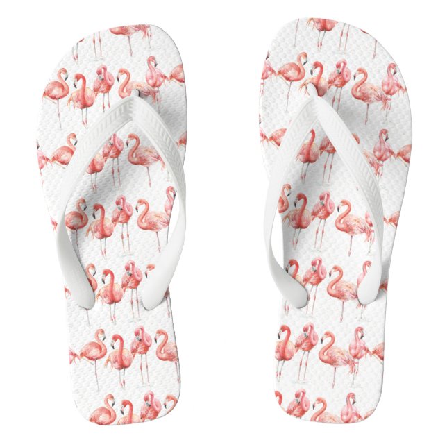 Tongs Tropical| Famille des Flamants roses (Semelle)