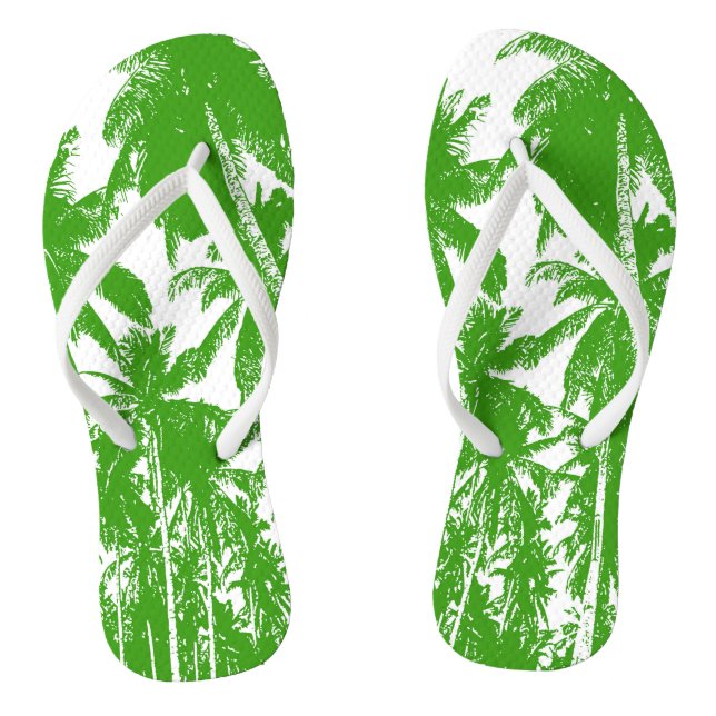 Tongs Tropical Palm Trees Design (Semelle)