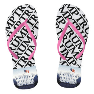 Tongs Trump à la Maison Blanche