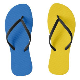 Tongs Ukraine Drapeau bleu jaune ukrainien