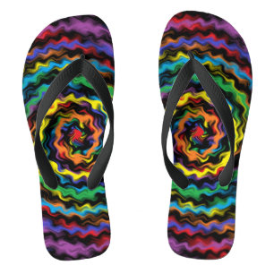 Tongs Une Détonation Colorée