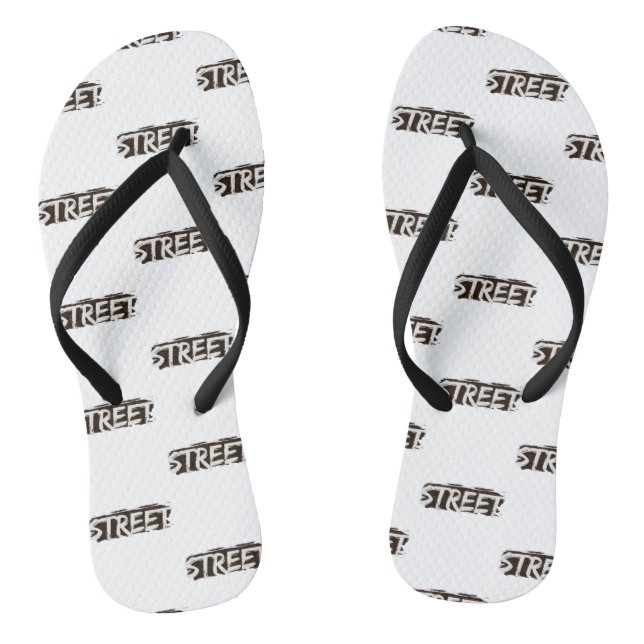 Tongs Une paire de pantoufles blanches (Semelle)
