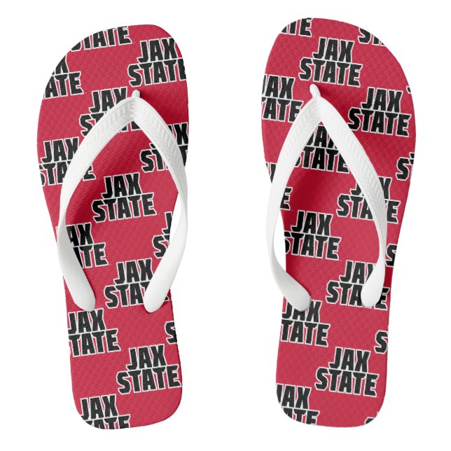 Tongs Université d'État de Jacksonville JAX STATE Texte  (Semelle)