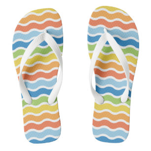 Tongs Vagues colorées Flops Motifs