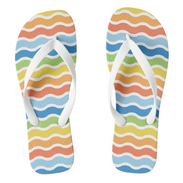 Tongs Vagues colorées Flops Motifs (Semelle)