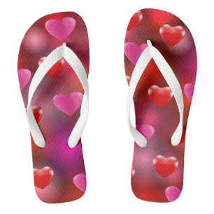 Tongs Valentine Hearts