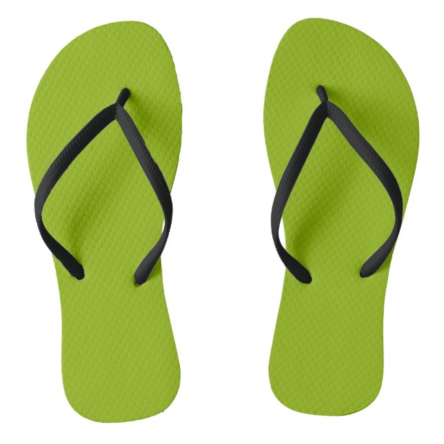 Tongs Vert pomme (couleur unie)  (Semelle)