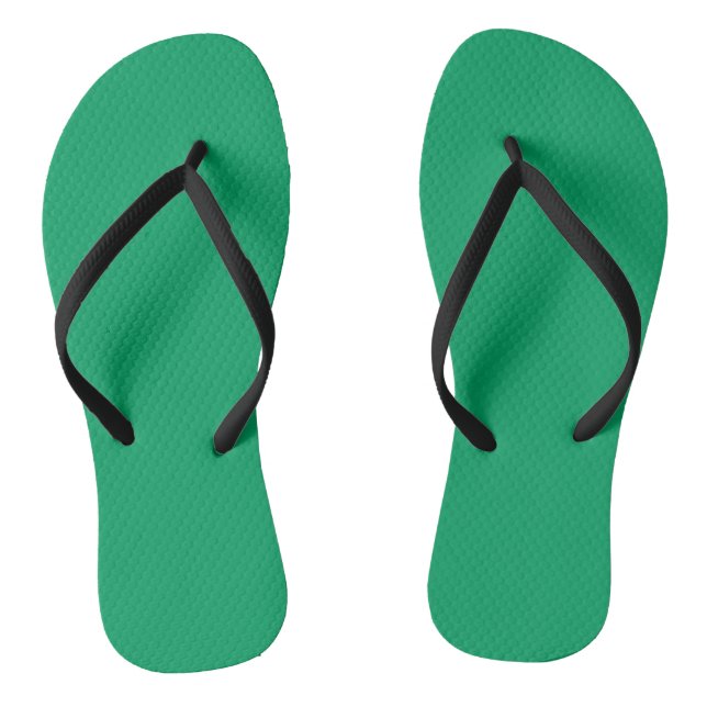 Tongs Vert Trèfle Uni (Semelle)