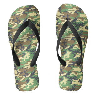 Tongs Vieux École Woodland Camo Flip Flops