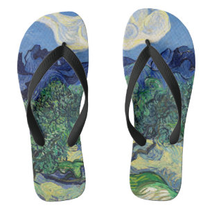 Tongs Vincent van Gogh - Oliviers avec les Alpilles
