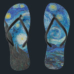Tongs Vincent van Gogh, Starry Night<br><div class="desc">Starry Night,  célèbre peinture de Vincent van Gogh</div>