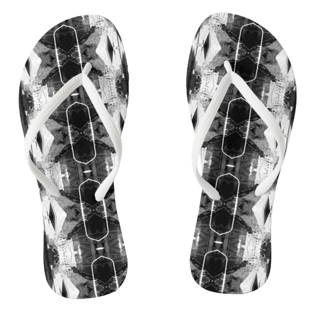 Tongs Vintage Algérie Alger Vue d'ensemble du bâtiment (Semelle)