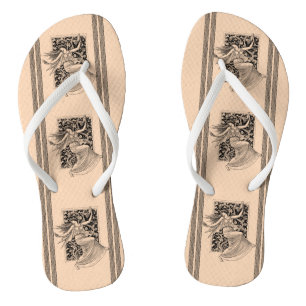 Tongs Vintage Danseuse Flip Flops