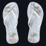 Tongs Vintage Lace Honneur Accompagnateur Mariage Flip F<br><div class="desc">Ce design de dentelle Vintage personnalisées, confortables tongs d'intendant d'honneur sont un cadeau simple, élégant et chic pour les membres de la fête nuptiale ... Ils ajouteront aux festivités de votre mariage, de votre fête de bachelorette, ou d'autres célébrations. Facile à customiser nom et titre. Photo d'origine de la robe...</div>